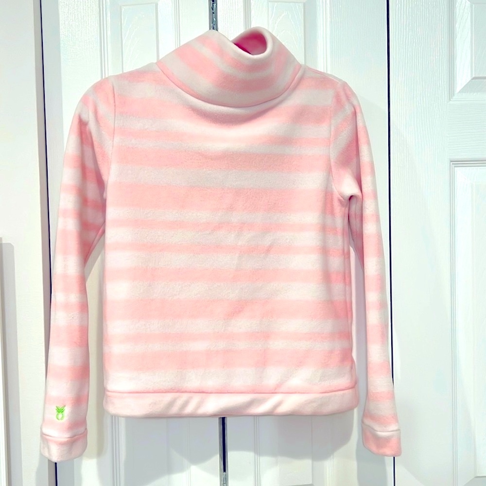 NEW W TAG Dudley Stevens Park Slope pink/shrinking Violet fleece Tuckernuck excl
